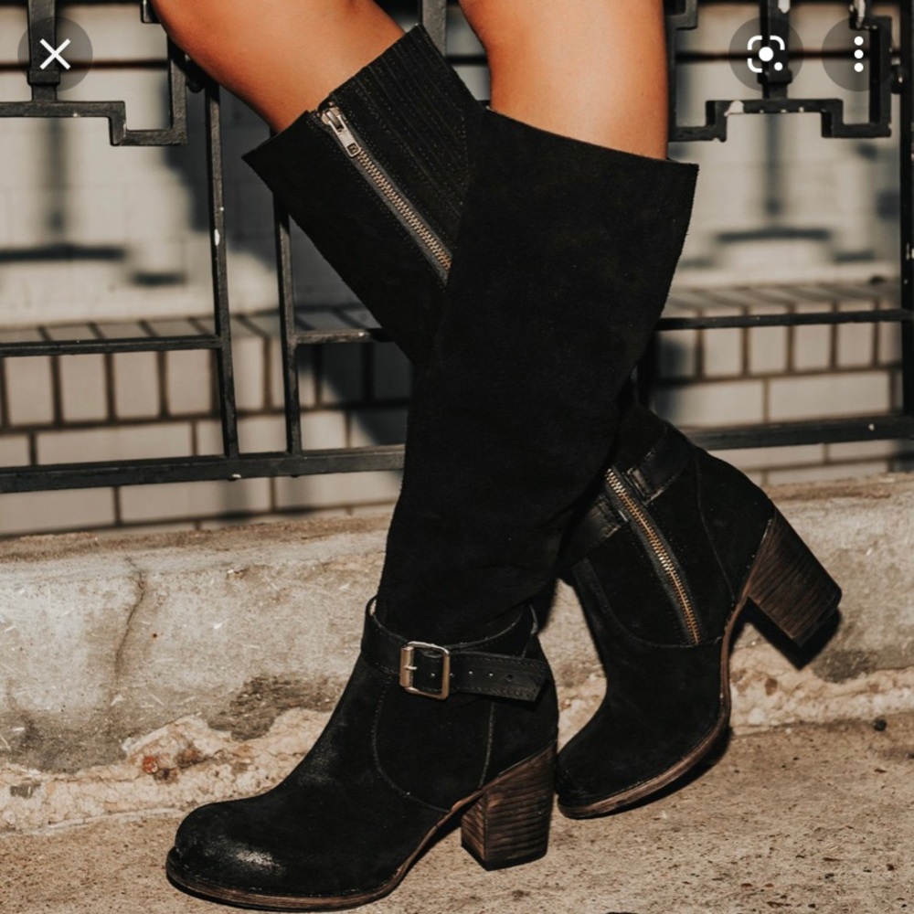 Black freebird holland boots